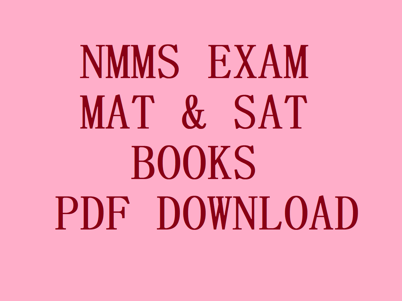 nmms book pdf